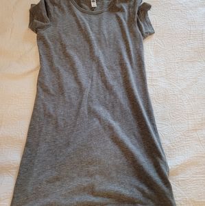 Old Navy t shirt dress, S, gray